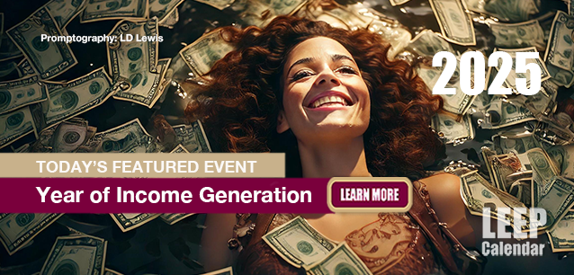 No Image found . This Image is about the event Year of Generating Income: 2025. Click on the event name to see the event detail.