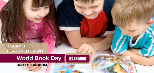 No Image found . This Image is about the event Book Day, World (UK/IE): March 6. Click on the event name to see the event detail.