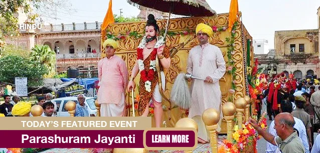 No Image found . This Image is about the event Parshuram Jayanti (H): May 10. Click on the event name to see the event detail.