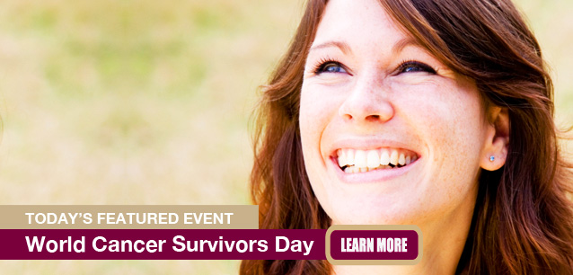 No Image found . This Image is about the event Cancer Survivors Day: June 1. Click on the event name to see the event detail.