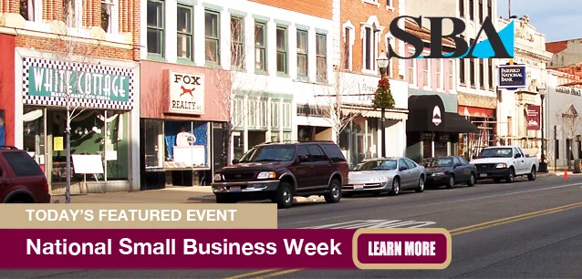 No Image found . This Image is about the event Small Business Week, Ntl.: April 28 - May 4 (est). Click on the event name to see the event detail.