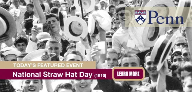 No Image found . This Image is about the event Straw Hat Day (1916): May 15. Click on the event name to see the event detail.