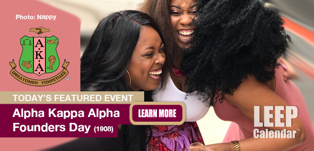 No Image found . This Image is about the event Alpha Kappa Alpha Founders Day, (1908): January 15. Click on the event name to see the event detail.