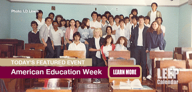 No Image found . This Image is about the event Education Week, American: November 16-22. Click on the event name to see the event detail.