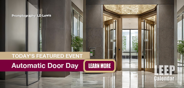 No Image found . This Image is about the event Automatic Door Day: March 19. Click on the event name to see the event detail.