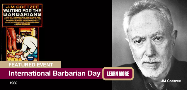 No Image found . This Image is about the event Barbarian Day (1980) : October 27. Click on the event name to see the event detail.