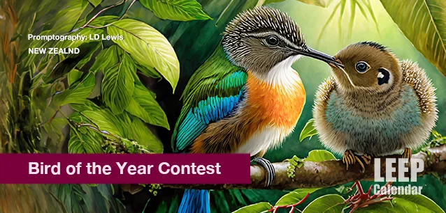 No Image found . This Image is about the event Bird of the Year Contest (NZ): September 2-16. Click on the event name to see the event detail.