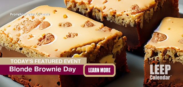 No Image found. This Image is about the event Blonde Brownie Day, Ntl.: January 22. Click on the event name to see the event detail.