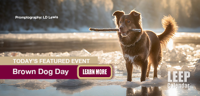 No Image found . This Image is about the event Brown Dog Day, Ntl.: February 2. Click on the event name to see the event detail.