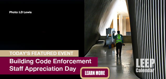No Image found . This Image is about the event Building Code Enforcement Staff Appreciation Day: September 1. Click on the event name to see the event detail.