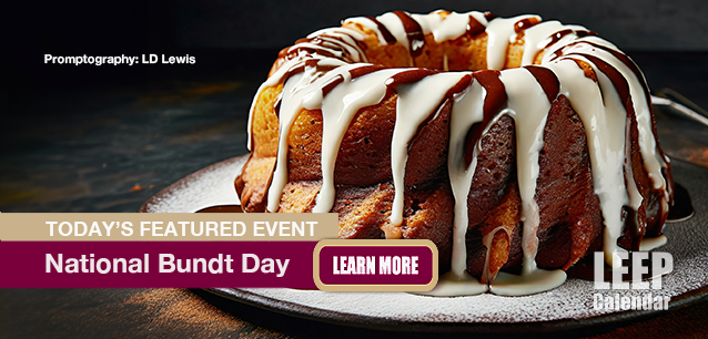 No Image found . This Image is about the event Bundt Day, Ntl.: November 15. Click on the event name to see the event detail.