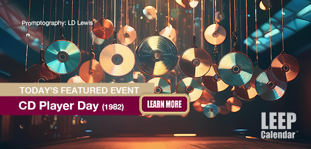 No Image found . This Image is about the event CD Player Day (1982): October 1. Click on the event name to see the event detail.
