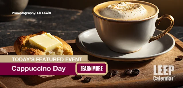 No Image found . This Image is about the event Cappuccino Day: November 8. Click on the event name to see the event detail.