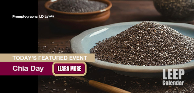 No Image found . This Image is about the event Chia Day: March 23. Click on the event name to see the event detail.