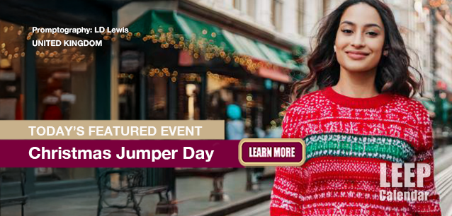 No Image found . This Image is about the event Christmas Jumper Day (UK): December 12 . Click on the event name to see the event detail.