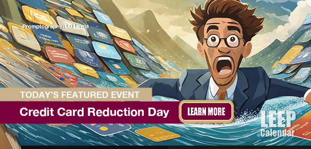 No Image found . This Image is about the event Credit Card Reduction Day: March  21. Click on the event name to see the event detail.