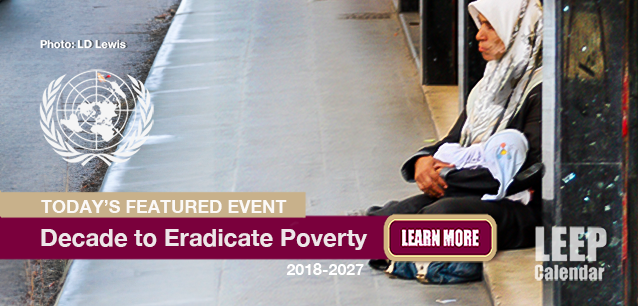 No Image found. This Image is about the event Third International Decade Poverty Eradication: 2018 - 2027. Click on the event name to see the event detail.