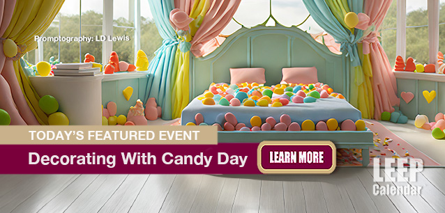 No Image found . This Image is about the event Decorating With Candy Day: February 1. Click on the event name to see the event detail.