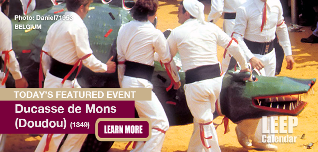 No Image found . This Image is about the event Ducasse de Mons, Doudou (BE)(1349): June 15-22. Click on the event name to see the event detail.