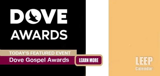 No Image found . This Image is about the event Dove Gospel Music Awards (US-TN): October 2. Click on the event name to see the event detail.