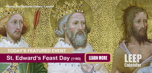 No Image found . This Image is about the event Saint Edward's Feast Day (1163): October 13. Click on the event name to see the event detail.