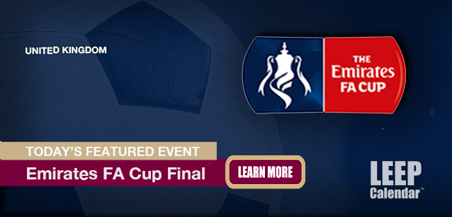No Image found . This Image is about the event FA Cup Final, Emirates (UK): May 24 (est). Click on the event name to see the event detail.