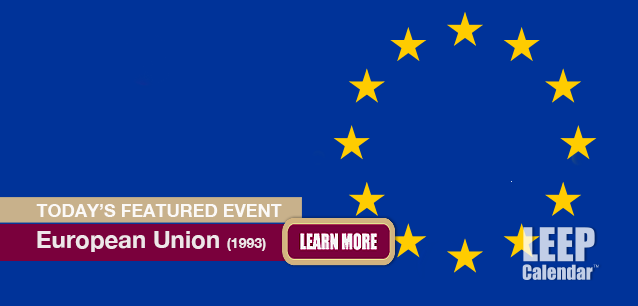 No Image found . This Image is about the event European Union Day (1993): November 1. Click on the event name to see the event detail.