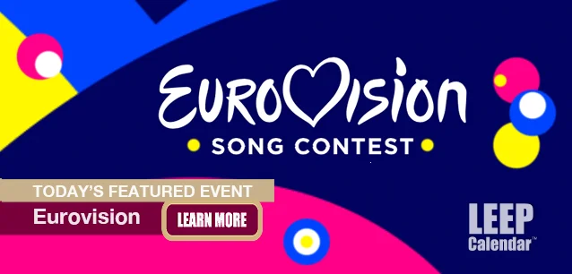 No Image found . This Image is about the event Eurovision Song Contest: May 7-11 (est). Click on the event name to see the event detail.