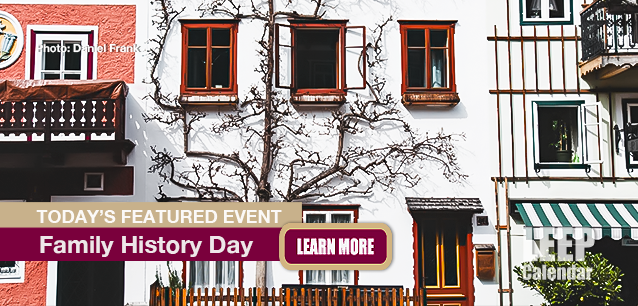 No Image found . This Image is about the event Family History Day: June 14. Click on the event name to see the event detail.