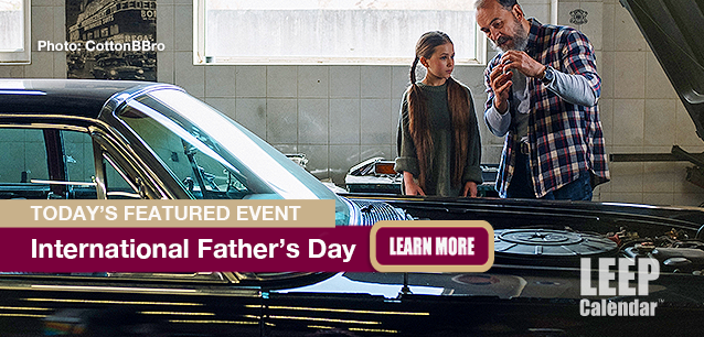 No Image found . This Image is about the event Father's Day, Intl. (1910): June 15. Click on the event name to see the event detail.