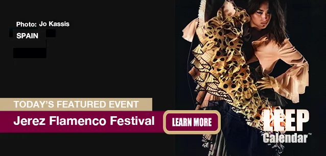 No Image found . This Image is about the event Flamenco Festival, Jerez (ES): February 23 - March 9 (est). Click on the event name to see the event detail.