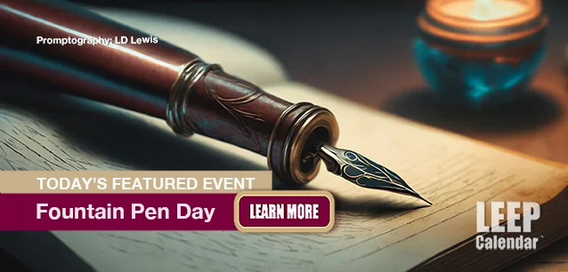 No Image found . This Image is about the event Fountain Pen Day: November 1. Click on the event name to see the event detail.