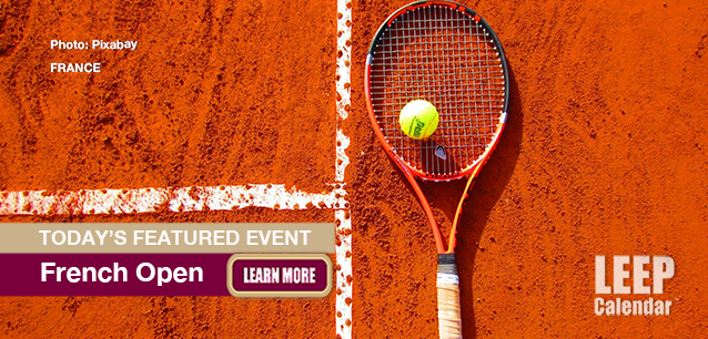 No Image found . This Image is about the event French Open (FR): May 25 - June 8. Click on the event name to see the event detail.