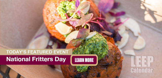 No Image found . This Image is about the event Fritters Day, Ntl.: December 2. Click on the event name to see the event detail.