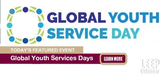 No Image found . This Image is about the event Youth Services Days, Global: April 25-27. Click on the event name to see the event detail.