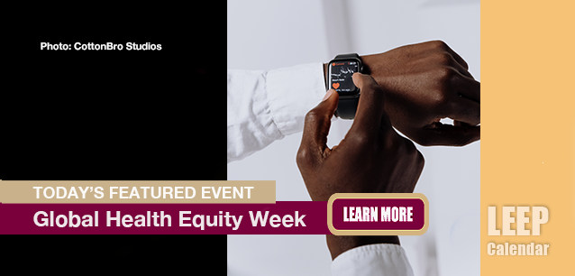 No Image found . This Image is about the event Global Health Equity Week: November 10-14 (est). Click on the event name to see the event detail.