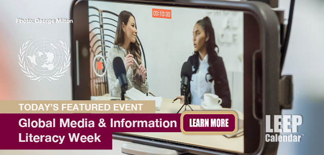 No Image found . This Image is about the event Media and Information Literacy Week, Global: October 24-31. Click on the event name to see the event detail.