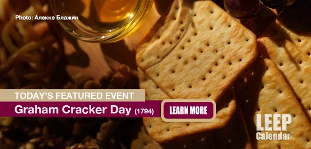 No Image found . This Image is about the event Graham Cracker Day,  Ntl. (1794) : July 5. Click on the event name to see the event detail.
