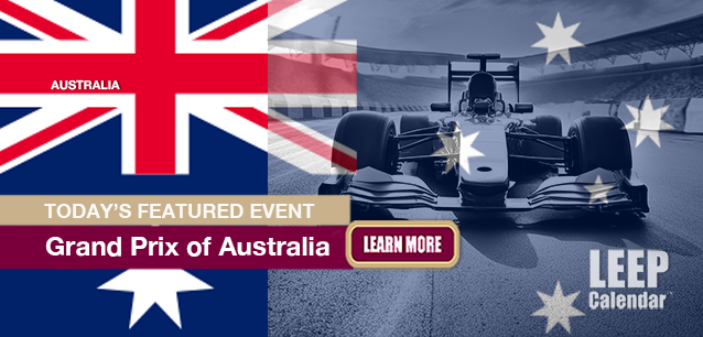 No Image found . This Image is about the event Grand Prix of Australia (AU): March 14-16. Click on the event name to see the event detail.