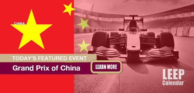 No Image found . This Image is about the event Grand Prix of China (CN): March 21-23. Click on the event name to see the event detail.