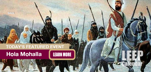 No Image found . This Image is about the event Hola Mohalla (S): March 14-16. Click on the event name to see the event detail.