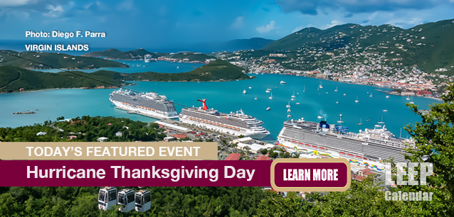 No Image found . This Image is about the event Hurricane Thanksgiving Day (VI/VG): October 20. Click on the event name to see the event detail.