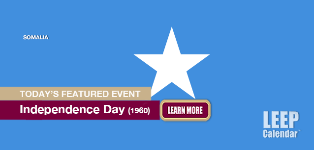 No Image found . This Image is about the event Independence Day, (SO)(1960): July 1. Click on the event name to see the event detail.