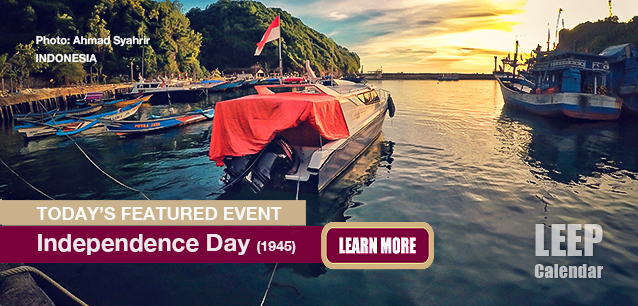 No Image found . This Image is about the event Independence Day, (ID)(1945): August 17. Click on the event name to see the event detail.