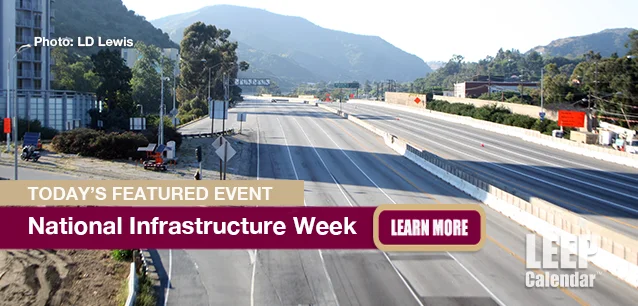 No Image found . This Image is about the event Infrastructure Week, Ntl: May 13-17 (est). Click on the event name to see the event detail.