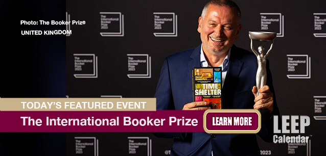No Image found . This Image is about the event International Booker Prize (UK): May 20 (est). Click on the event name to see the event detail.