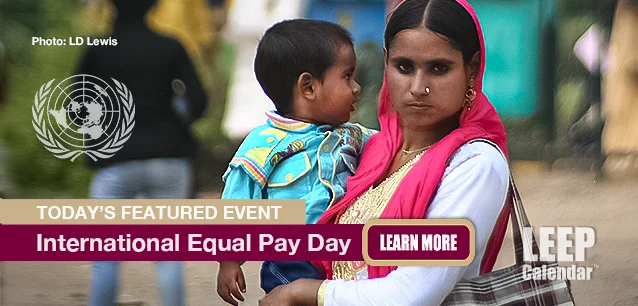 No Image found . This Image is about the event Equal Pay Day, Intl.: September 18. Click on the event name to see the event detail.