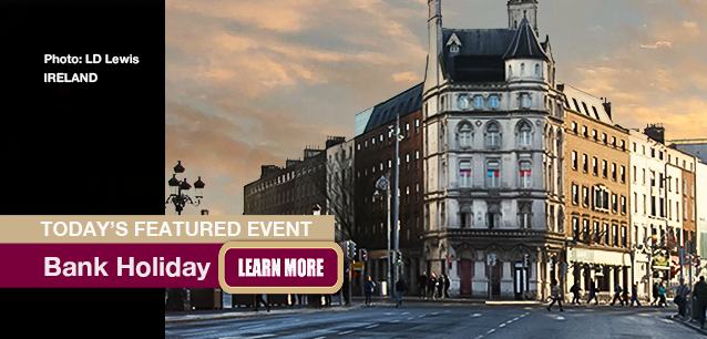 No Image found . This Image is about the event Bank Holiday (IE): October 27. Click on the event name to see the event detail.