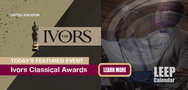 No Image found . This Image is about the event The Ivors Classical Awards (UK): November 11 (est). Click on the event name to see the event detail.