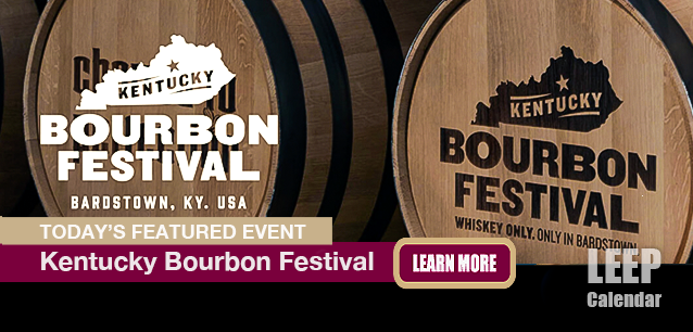 No Image found . This Image is about the event Kentucky Bourbon Festival (US-KY): September 19-21 (est). Click on the event name to see the event detail.